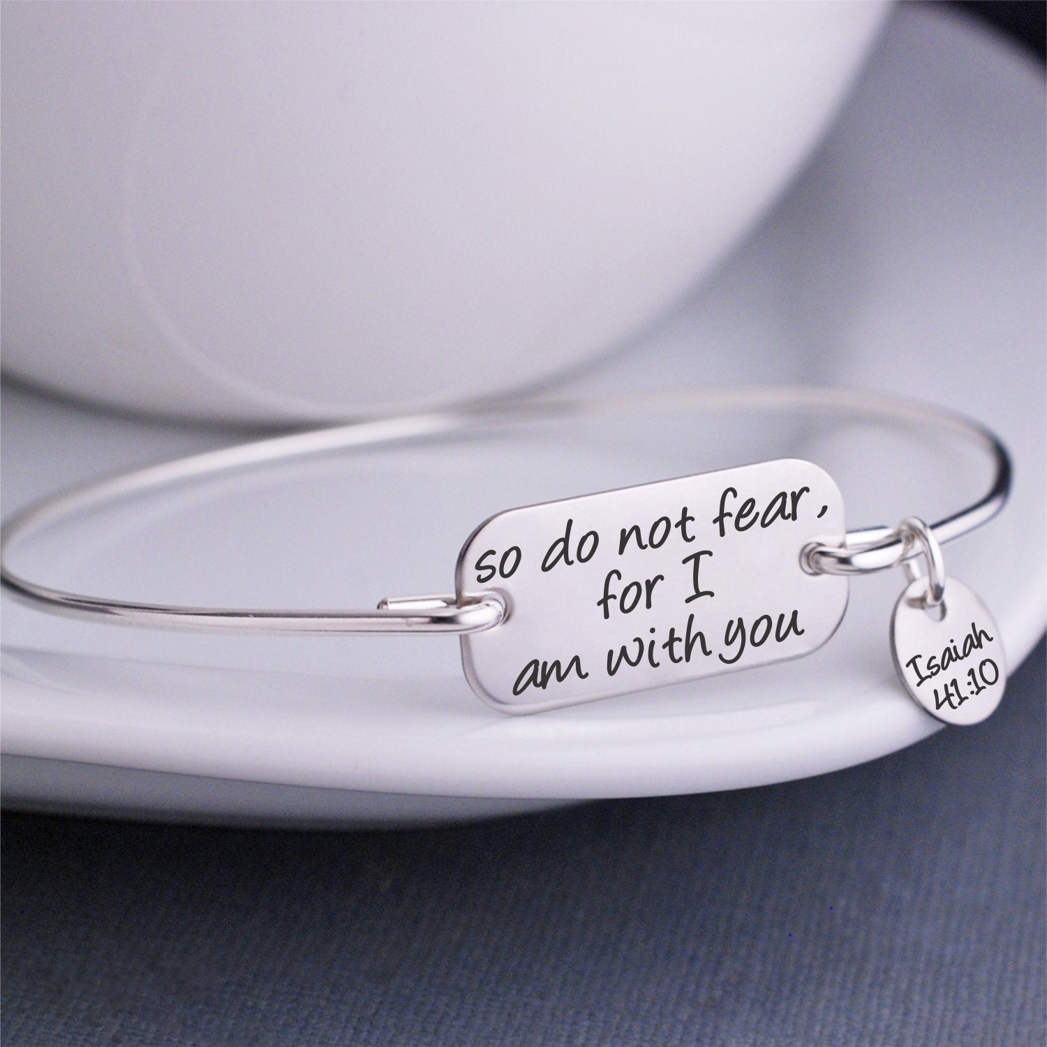 So Do Not Fear For I Am With You Bracelet – bracelet – Love, Georgie