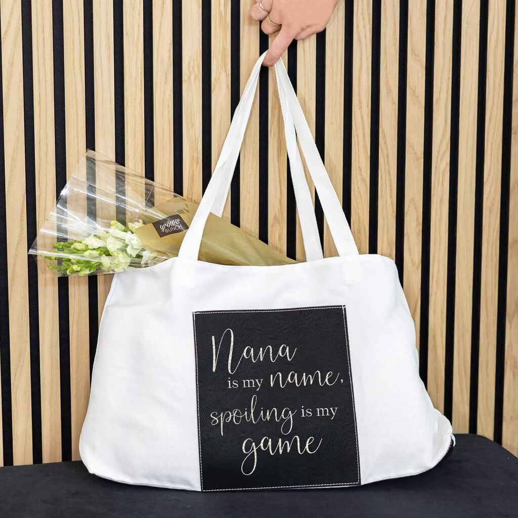 Personalized Tote Bag with zipper, Swag Bag – Crafty Lady Boutique