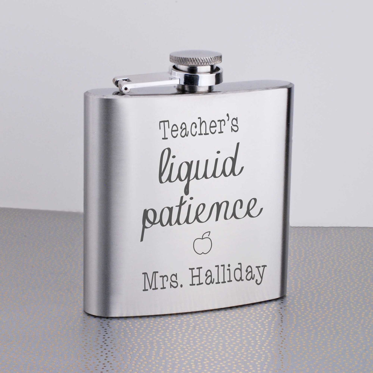 Steel Flask - Teacher's Liquid Patience – Flask – Love, Georgie