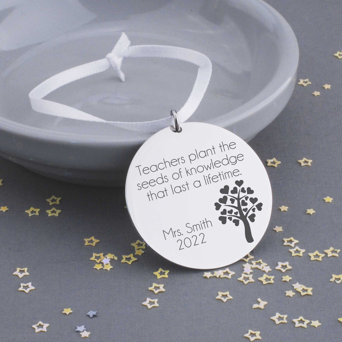 Tree Ornament - Teachers Plant the Seeds of Knowledge – Ornament – Love, Georgie