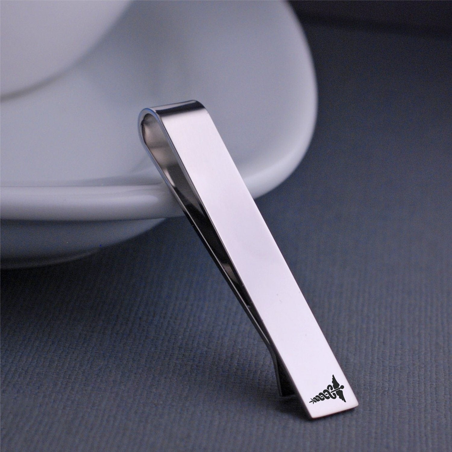 Caduceus Tie Clip – tie clip – Love, Georgie