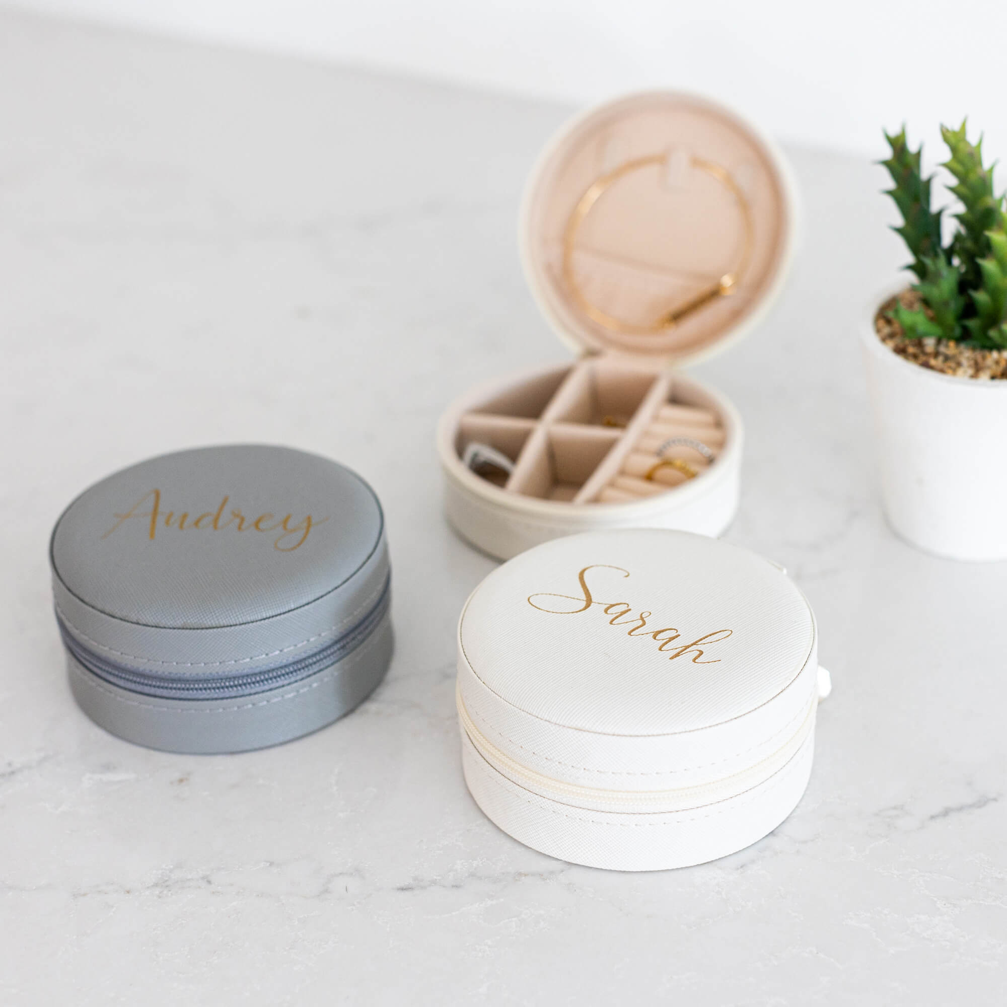 Personalized Jewelry Travel Case Travel Jewelry Case Engraved with a