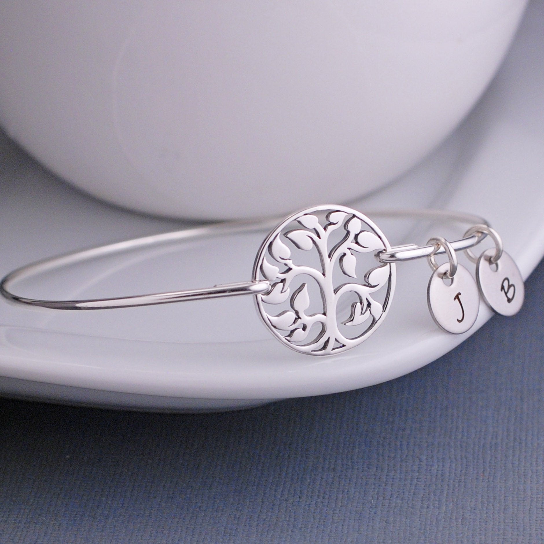Sterling Silver Tree Of Life Charm Bracelet - Online Celtic Jewelry