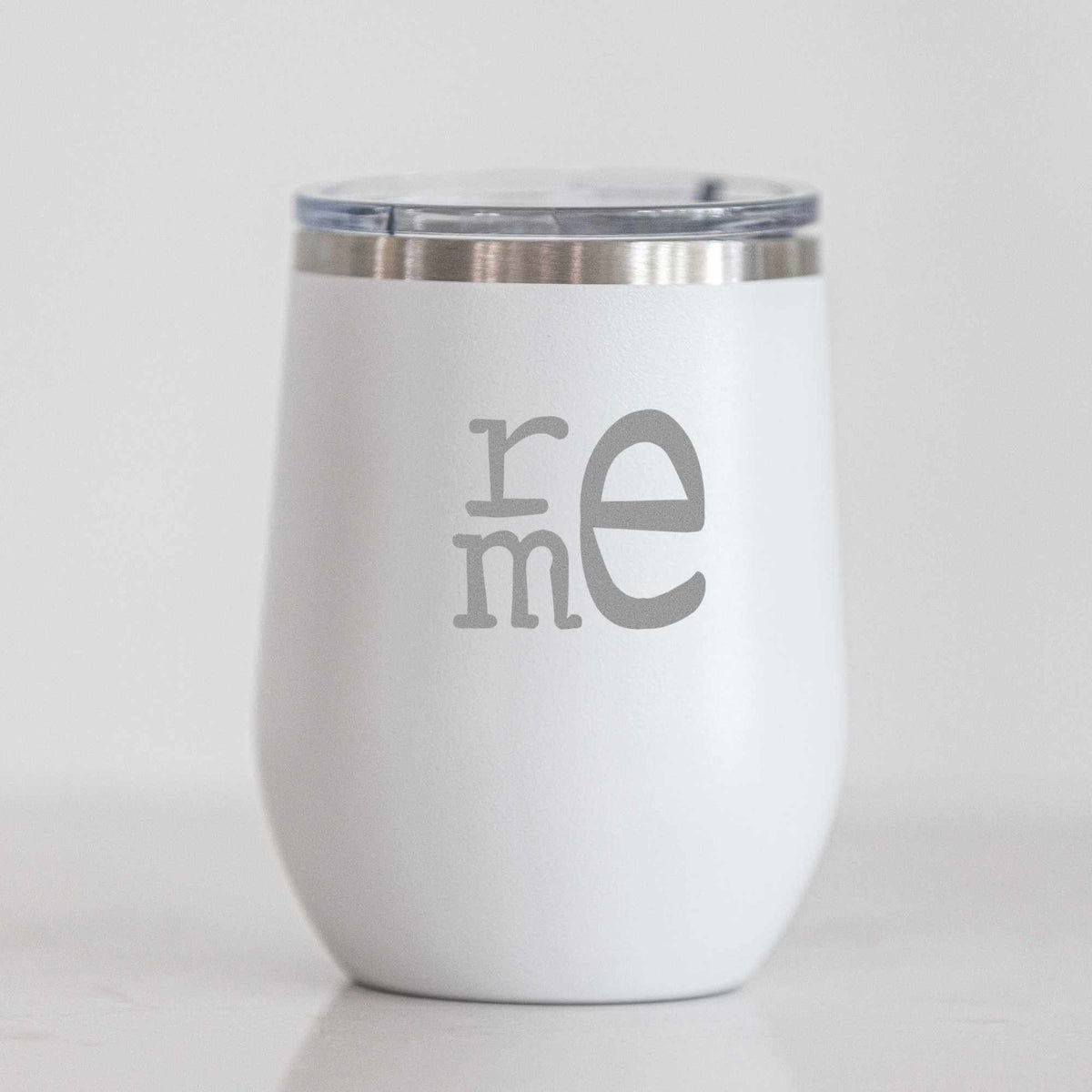 Monogrammed Insulated Wine Tumbler - 12 oz.