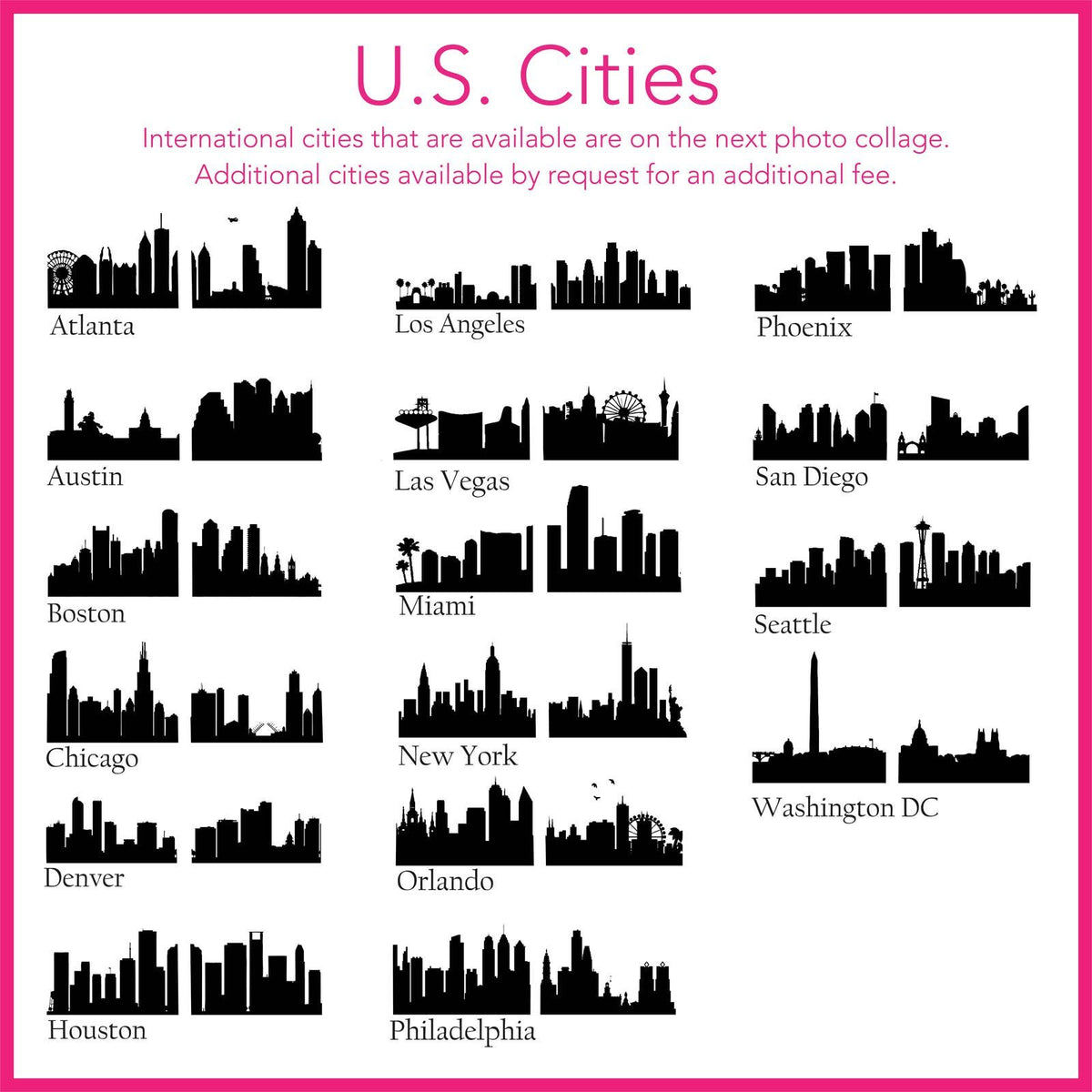 Custom City Skyline Cufflinks – Cuff Links – Love, Georgie
