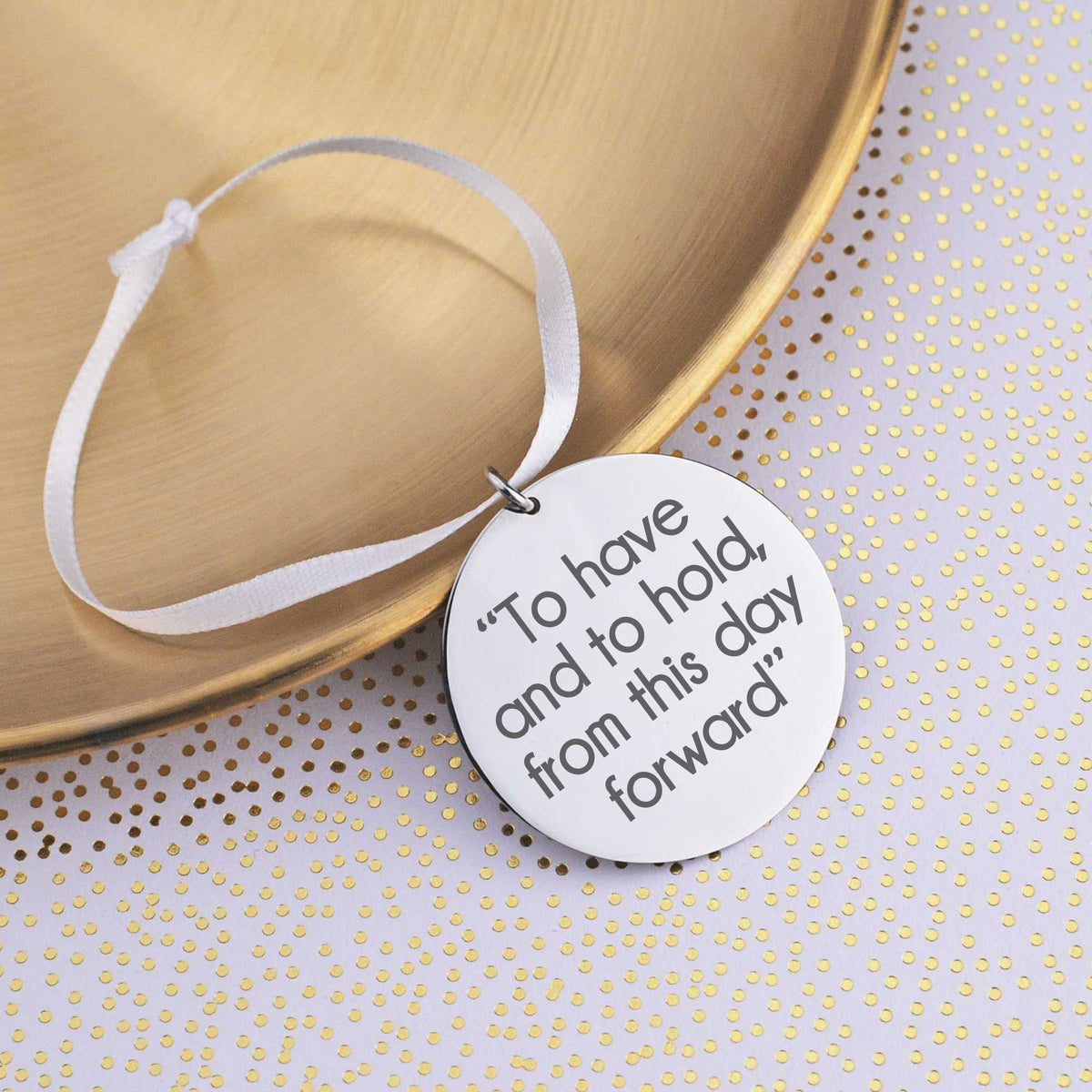 Wedding Vows Christmas Ornament
