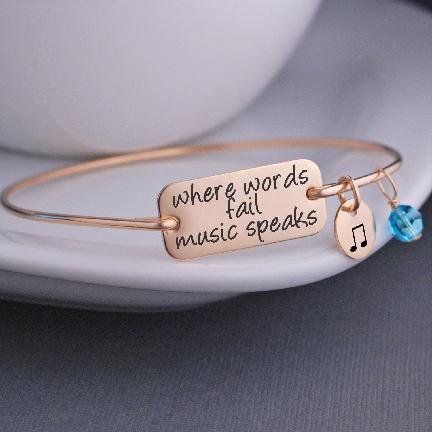 Where Words Fail Music Speaks Bracelet – bracelet – Love, Georgie