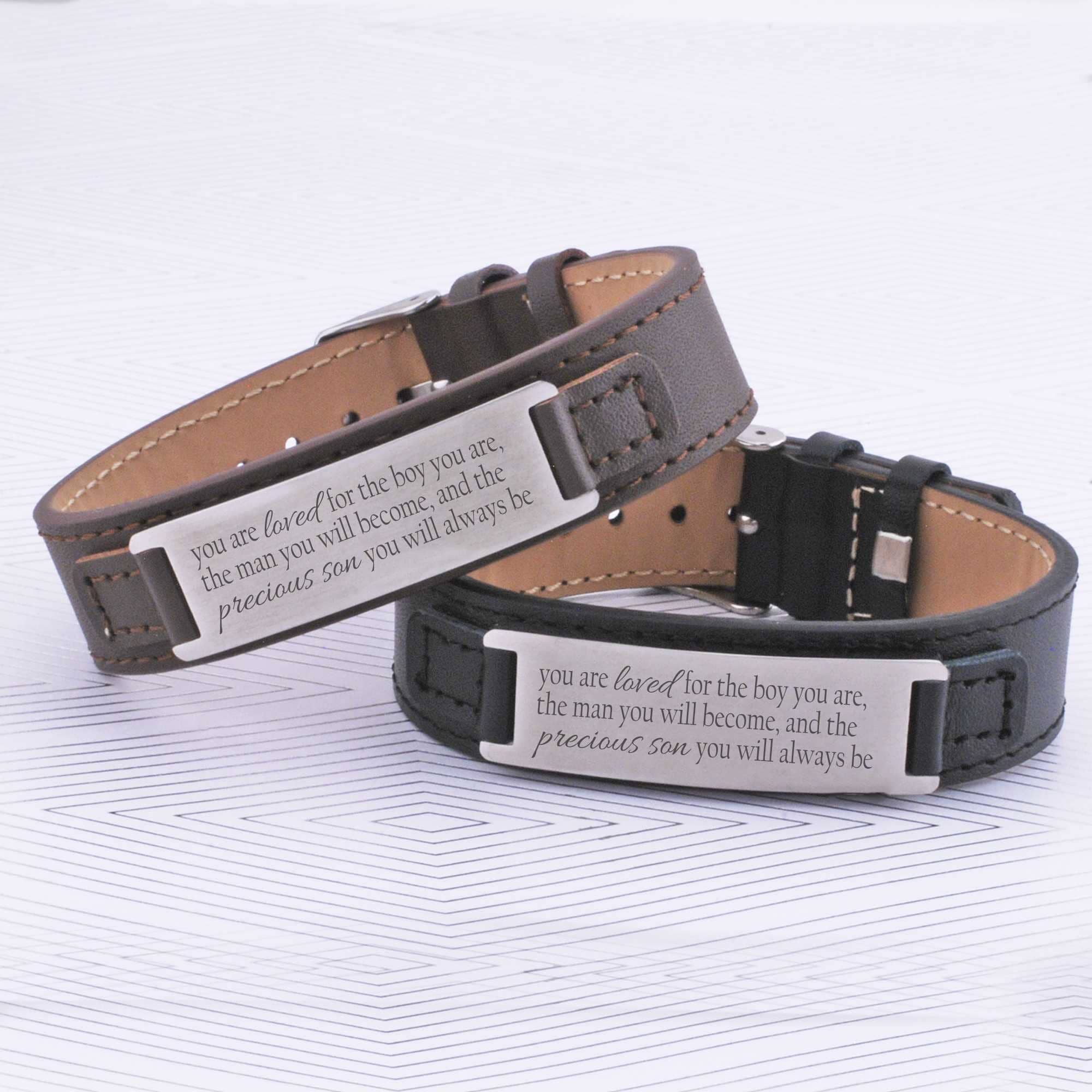 Buy Kairangi Bracelets for Men and Boys Leather Bracelet Set for Men Multi  Layered Leather Wrap Wrist Bracelet | Birthday Gift for Men & Boys  Anniversary Gift for Husband (Design 14) at