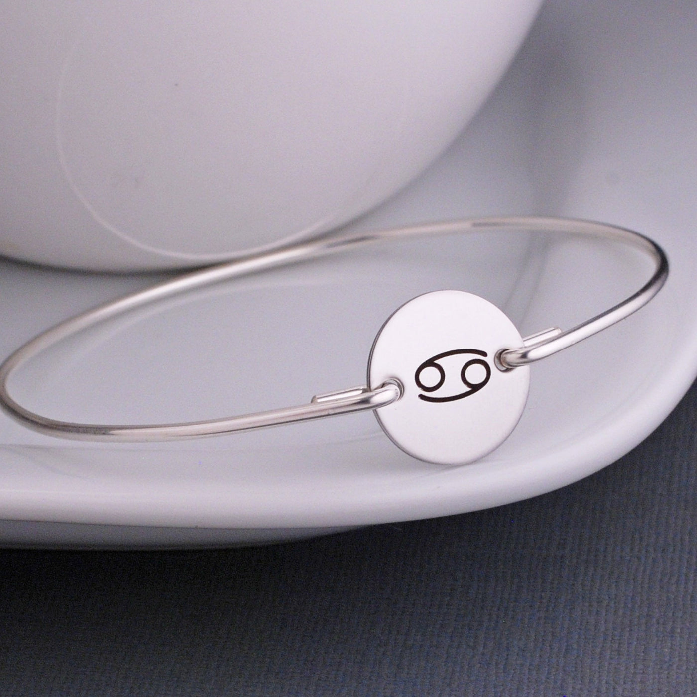 Cancer Zodiac Charm Bangle