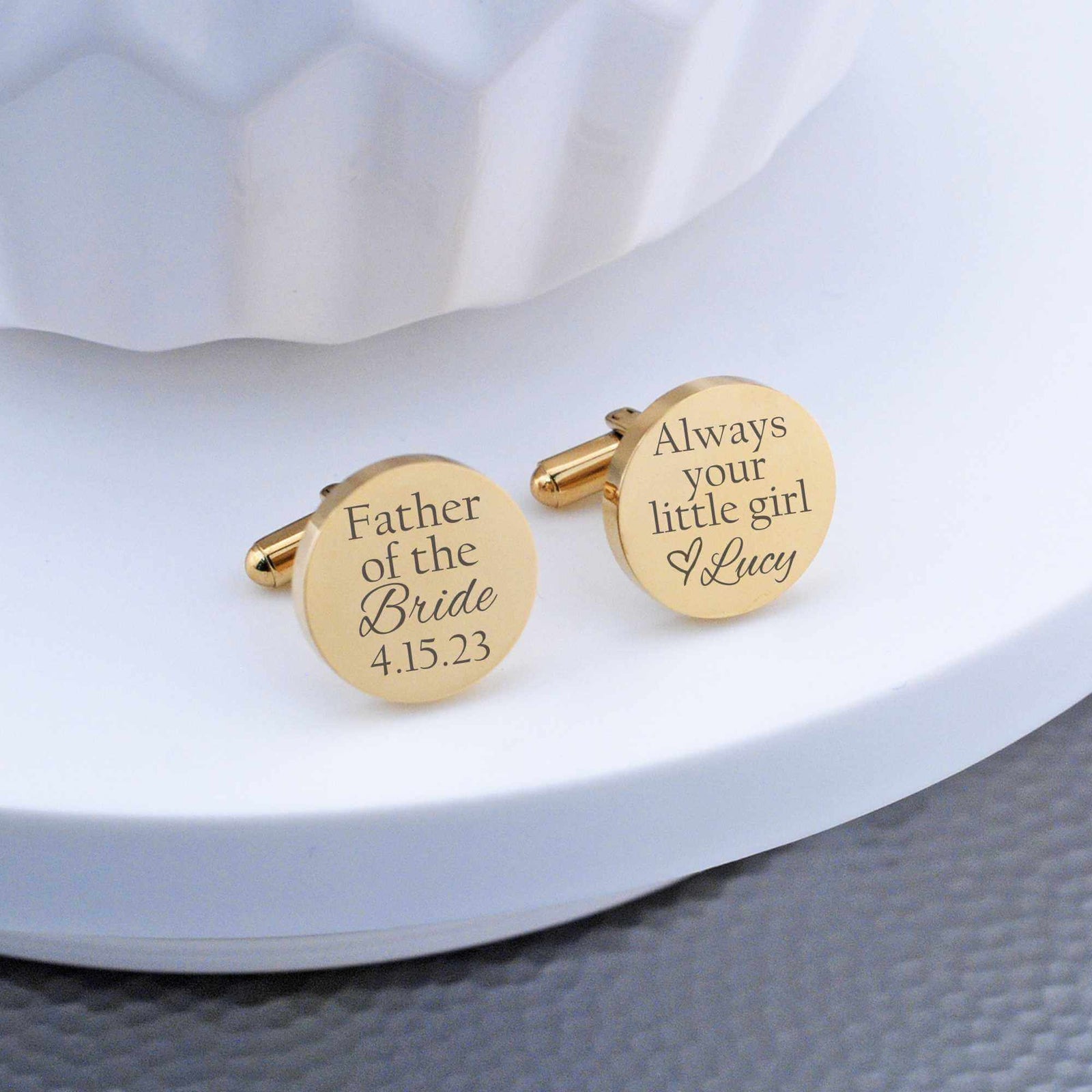 Always Your Little Girl - Father of the Bride Cufflinks