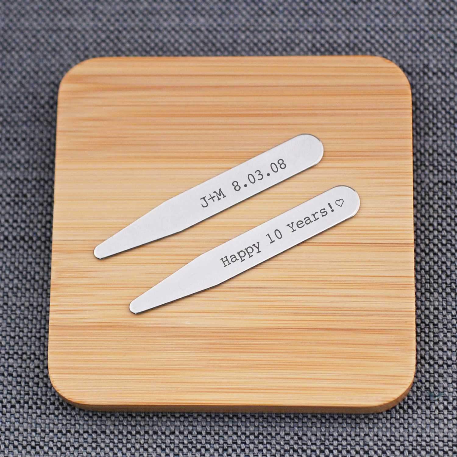 Anniversary Collar Stays – Collar Stays – Love, Georgie