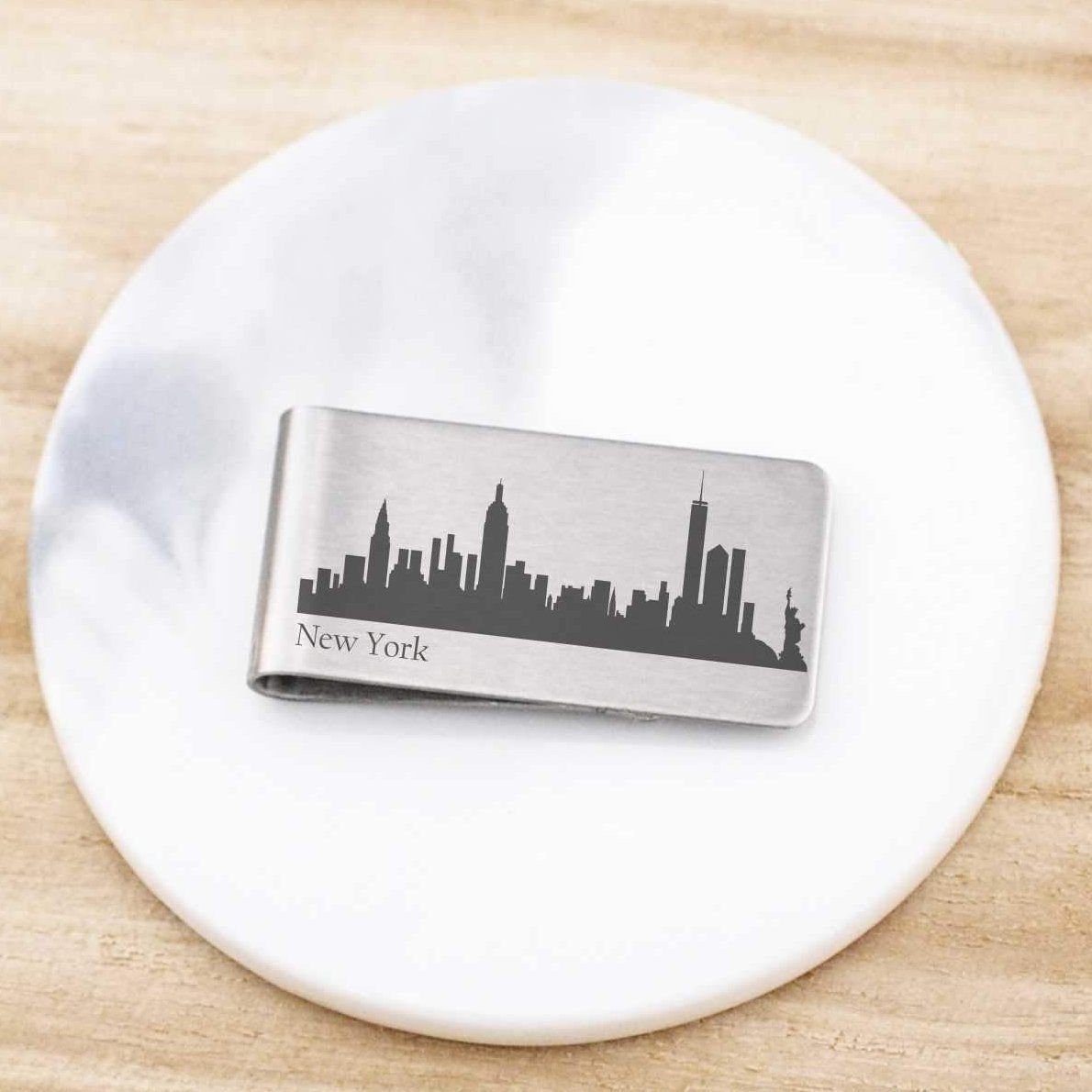 Custom Money Clip: City Skyline – Money Clip – Love, Georgie