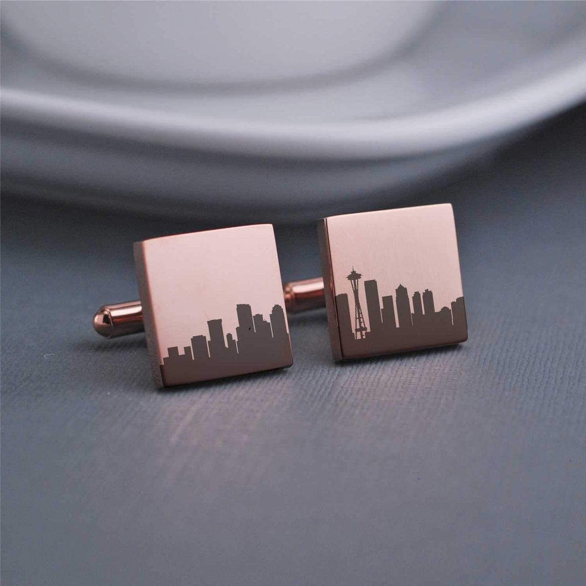 Custom City Skyline Cufflinks – Cuff Links – Love, Georgie