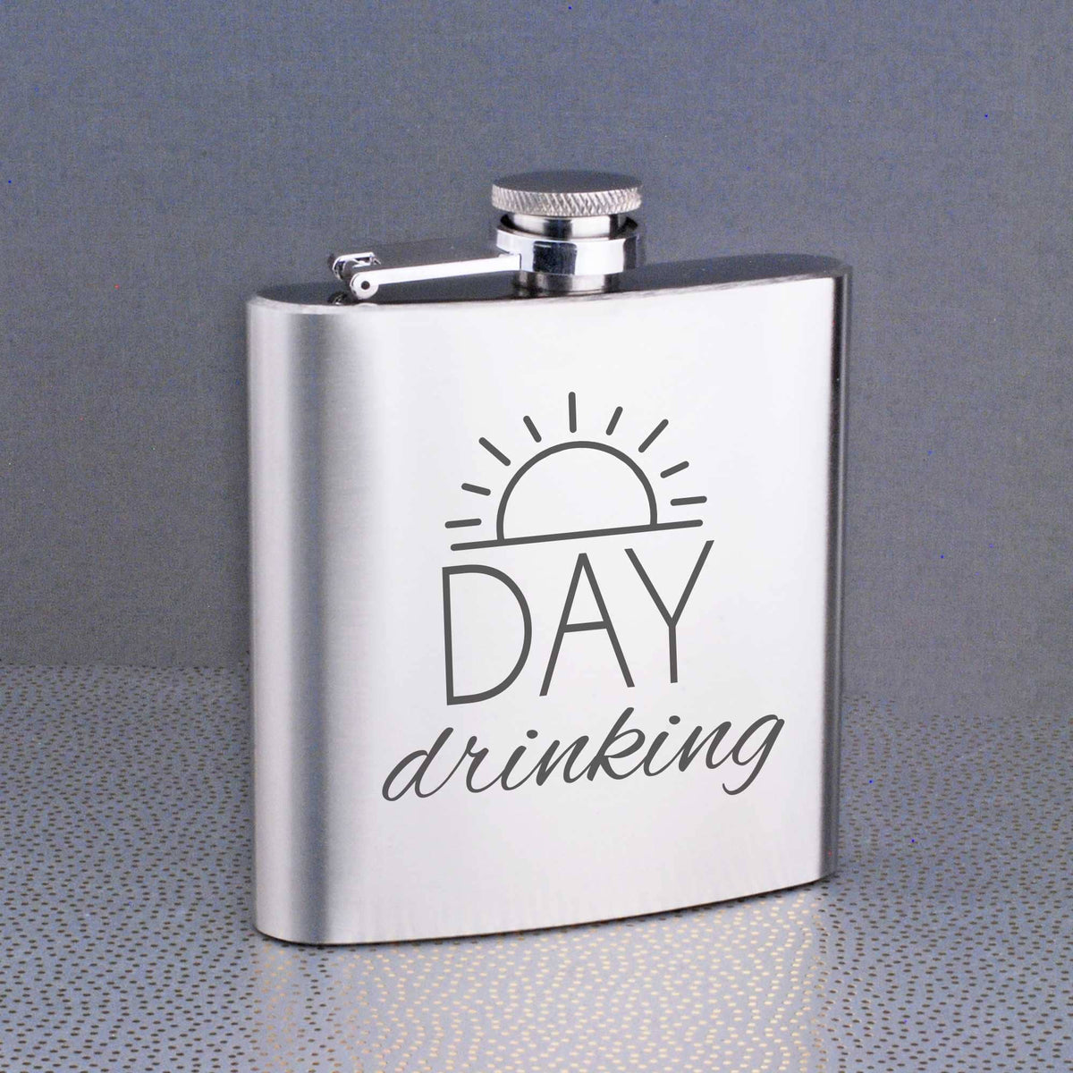 Day Drinking&#39; - Engraved Flask Gift – Flask – Love, Georgie