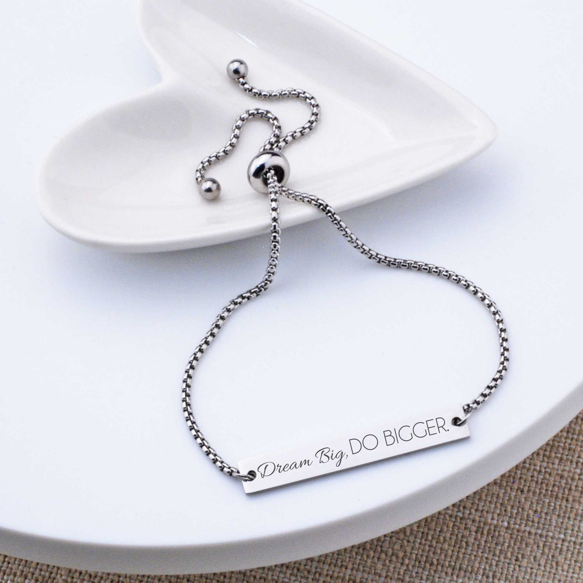 Dream Big Do Bigger Adjustable Bracelet – Bracelet – Love, Georgie