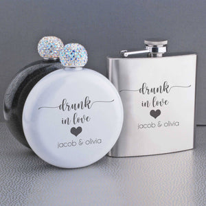 Drunk in Love - Flask Set for Couple – Flask – Love, Georgie