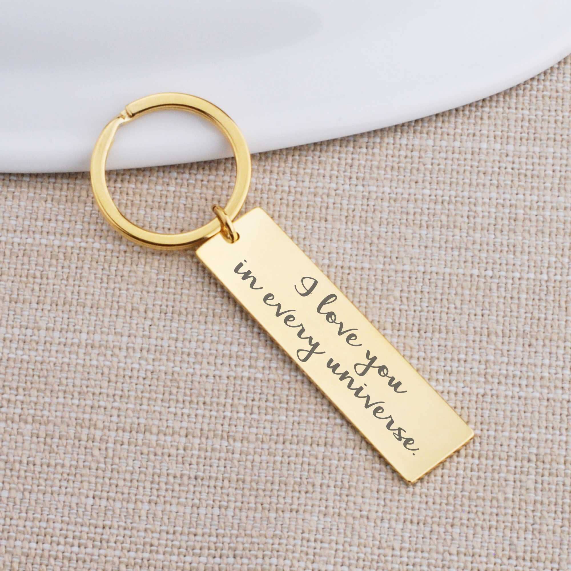 Anniversary Keychain for Husband or Wife – Keychain – Love, Georgie