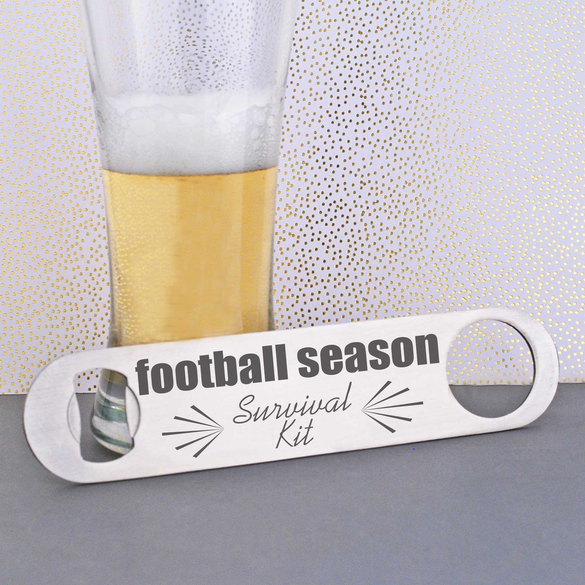 Laser Engraved Bottle Opener for the Football Season - Love, Georgie