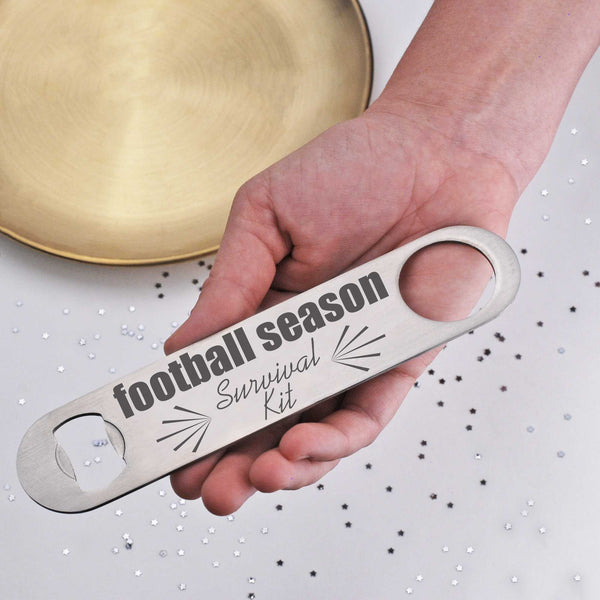 Laser Engraved Bottle Opener for the Football Season - Love, Georgie