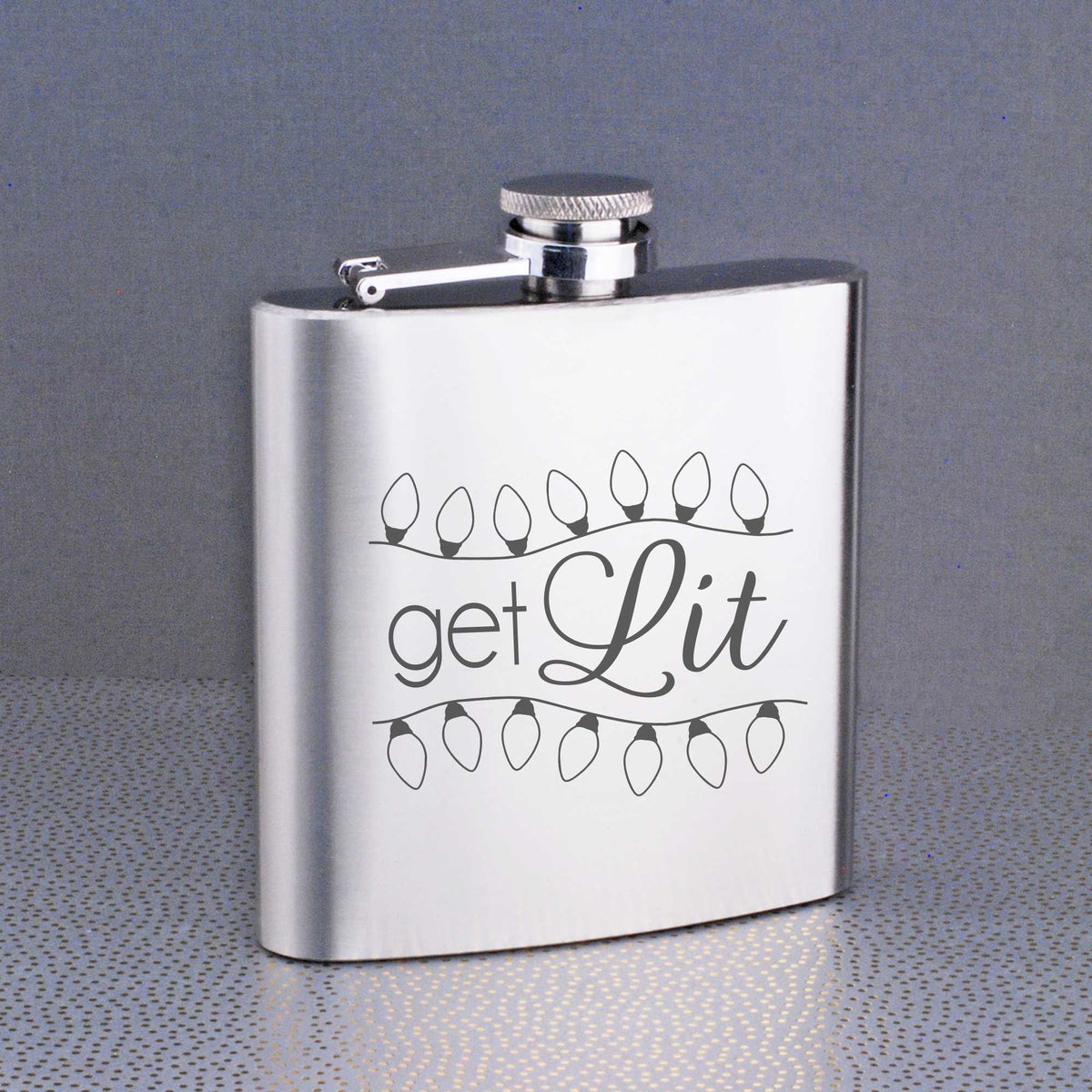 Get Lit&#39; - Flask Christmas Gift – Flask – Love, Georgie
