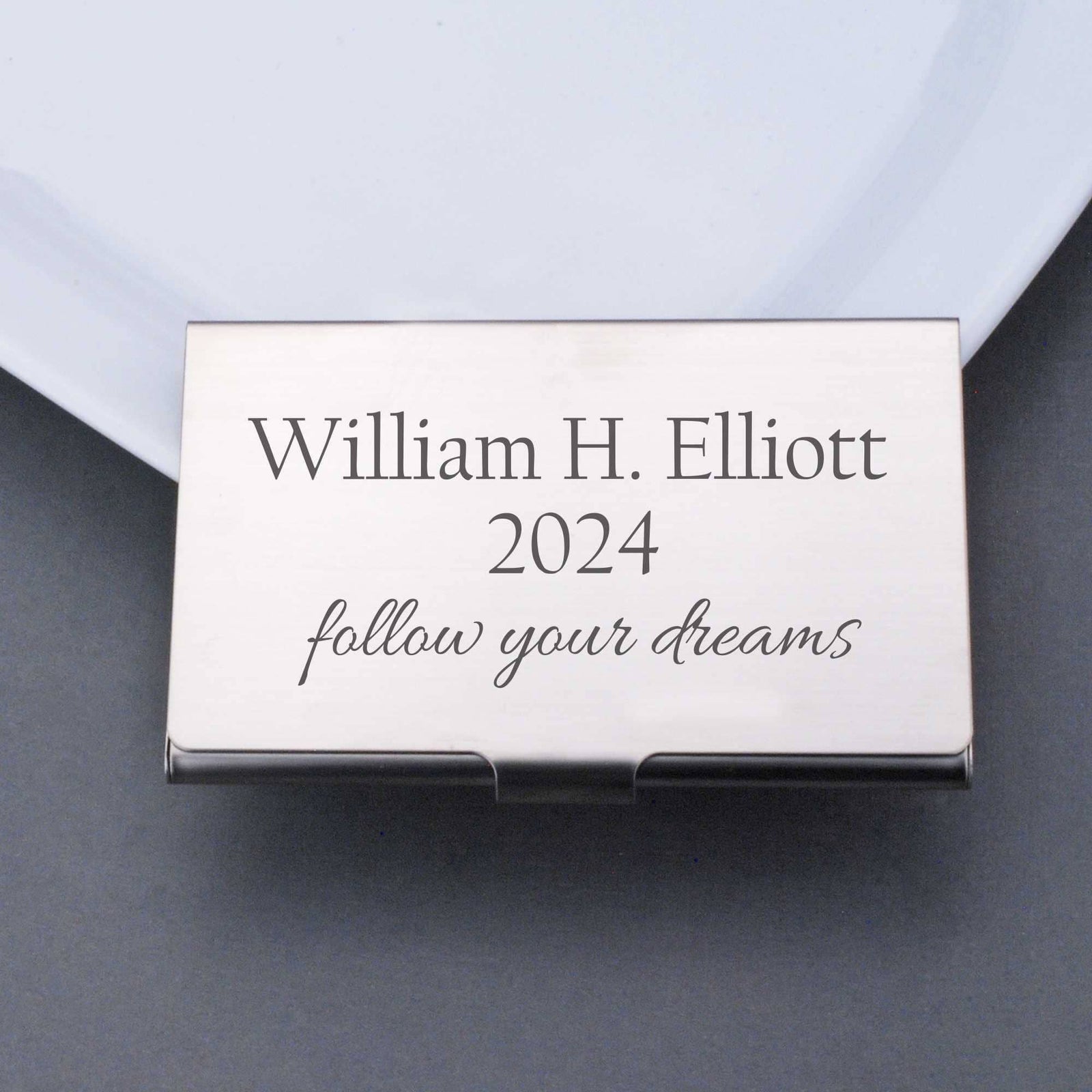 Follow Your Dreams - Graduate Business Card Case – Business Card Cases – Love, Georgie