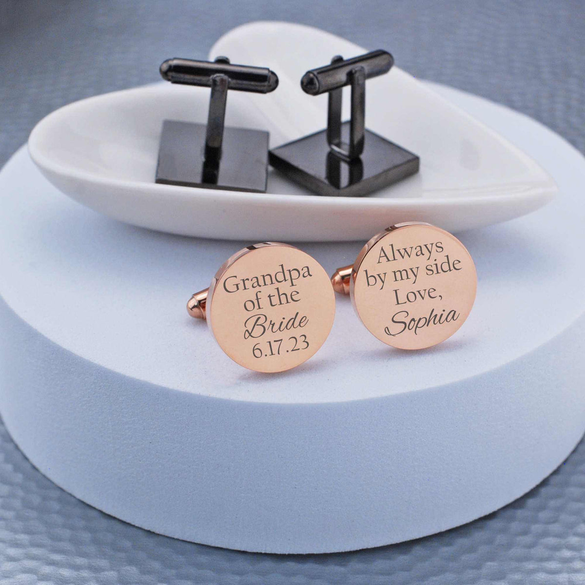 Grandpa of the Bride Cufflinks