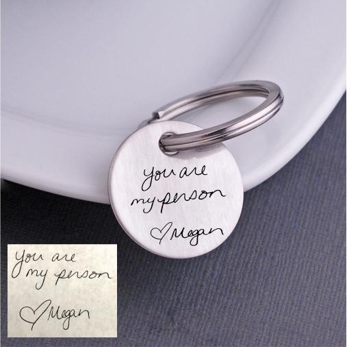 Personalized Keychains with Custom Handwriting – Keychain – Love, Georgie