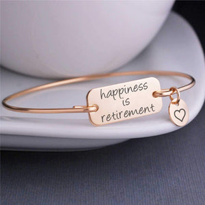 Happiness is Retirement Bracelet – bracelet – Love, Georgie