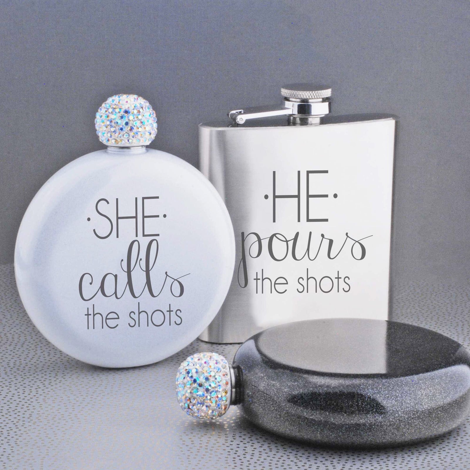 His & Hers Flask Set – Flask – Love, Georgie