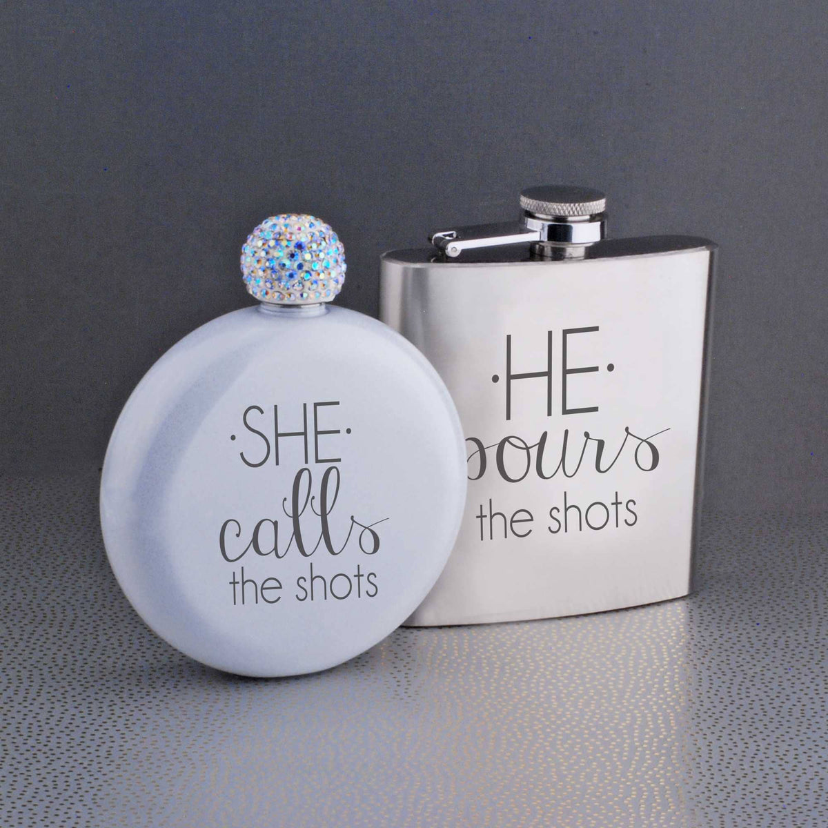 His & Hers Flask Set – Flask – Love, Georgie