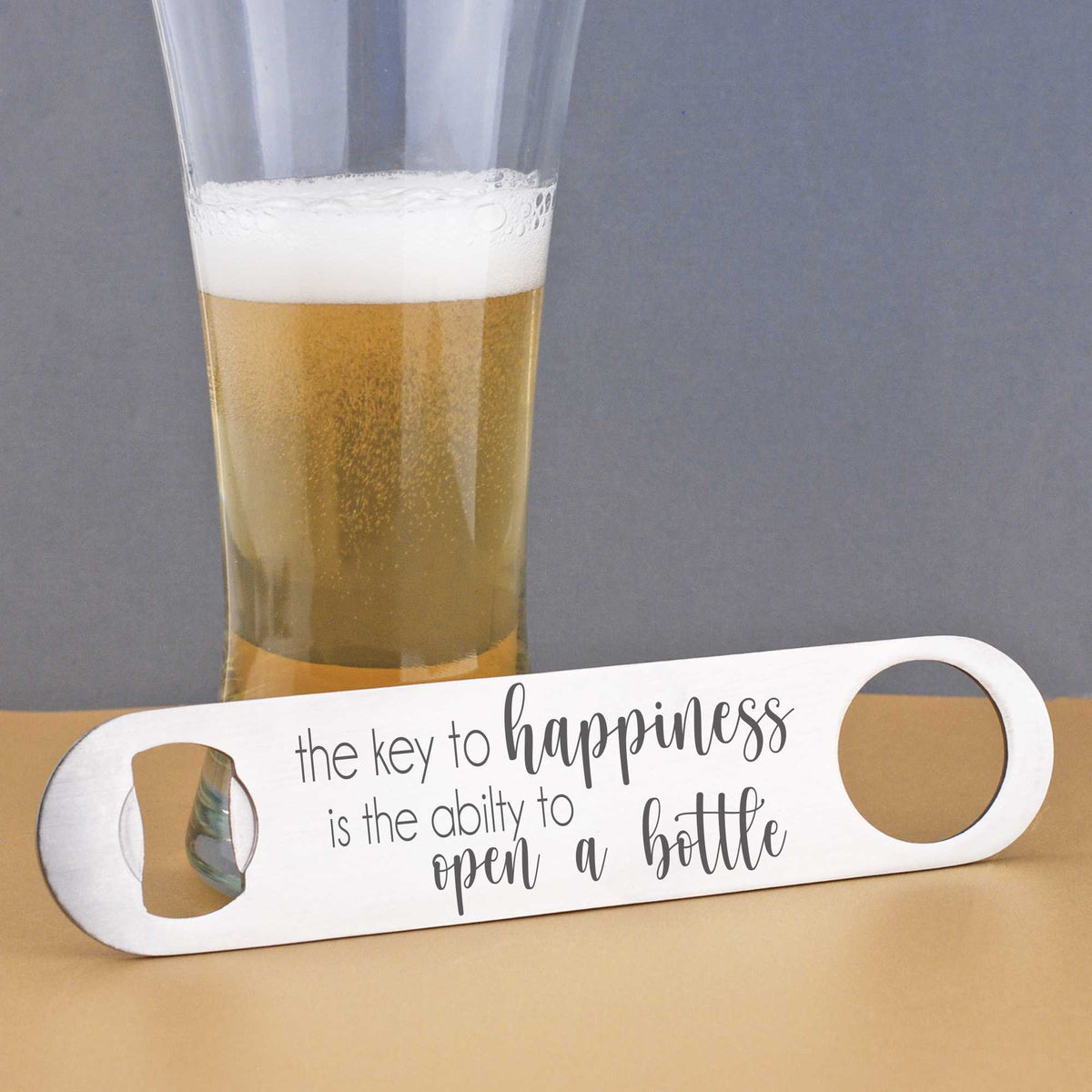 Long Bottle Opener - The Key to Happiness – Bottle Opener – Love, Georgie