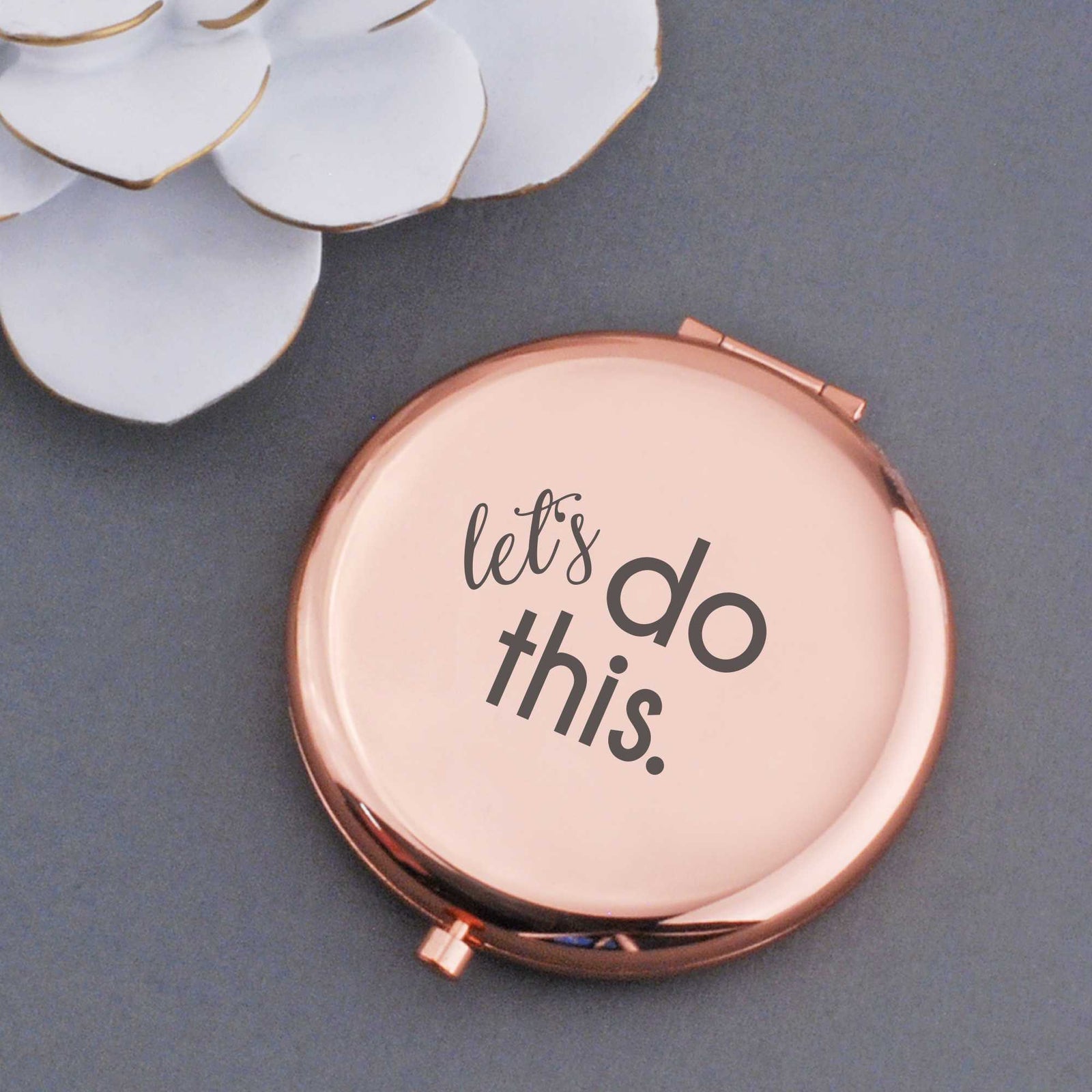 Let's Do This' - Pocket Mirror - Motivational Gift – Pocket Mirror – Love, Georgie