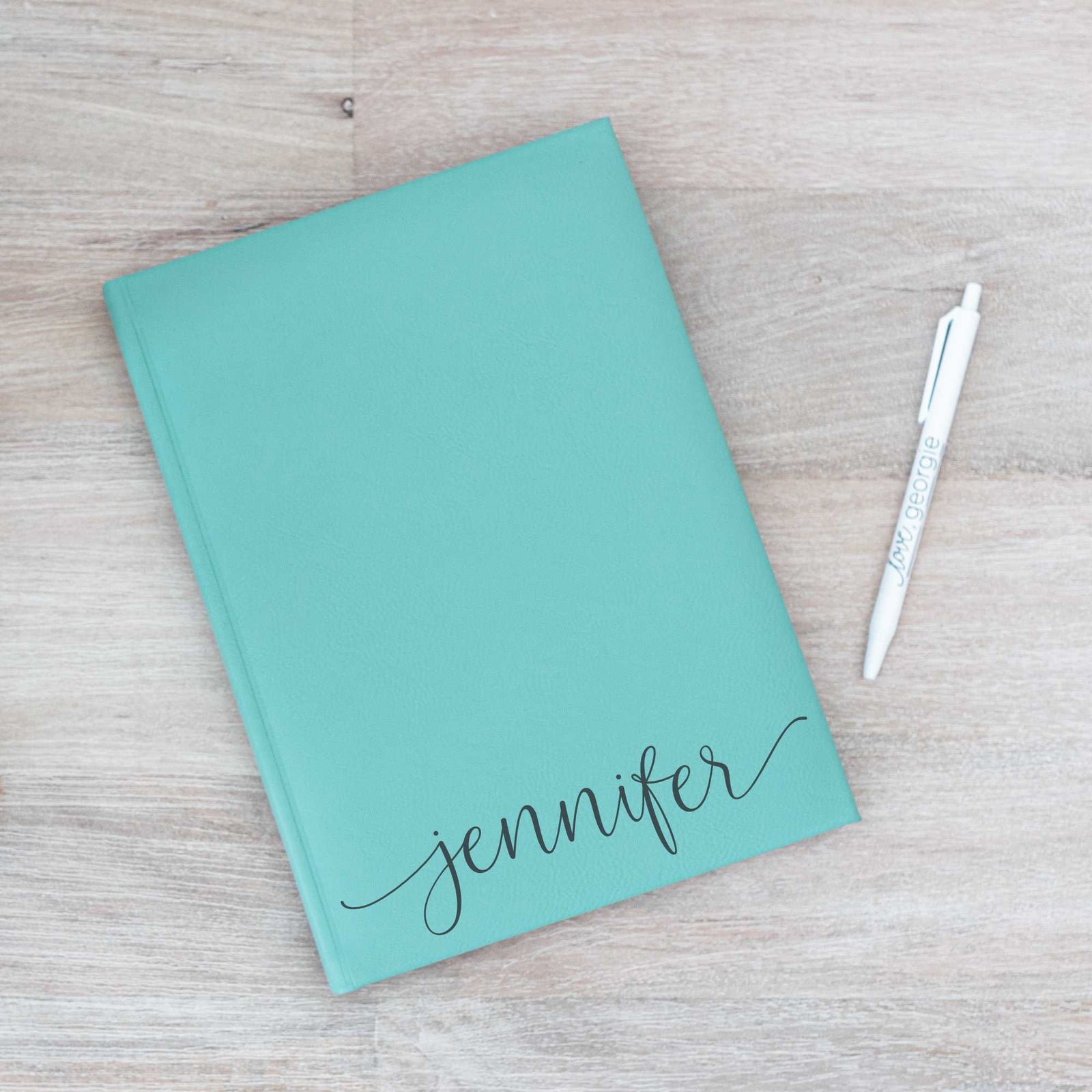 Sketchbook with Name - Vegan Leather