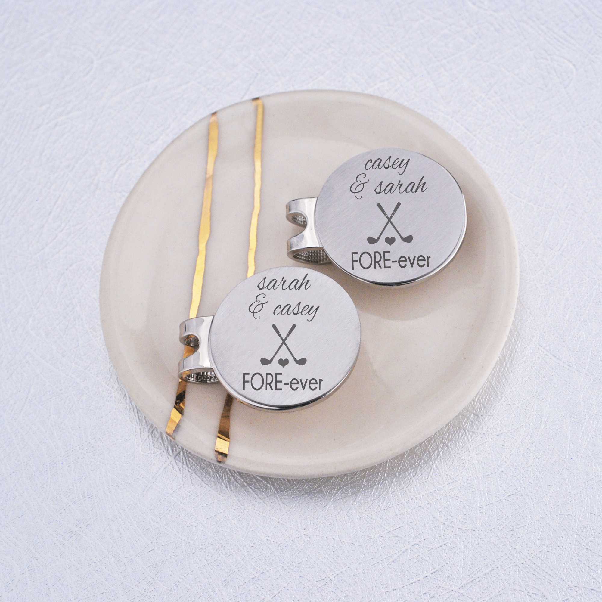Fore-ever - Golf Ball Marker Set for Couple