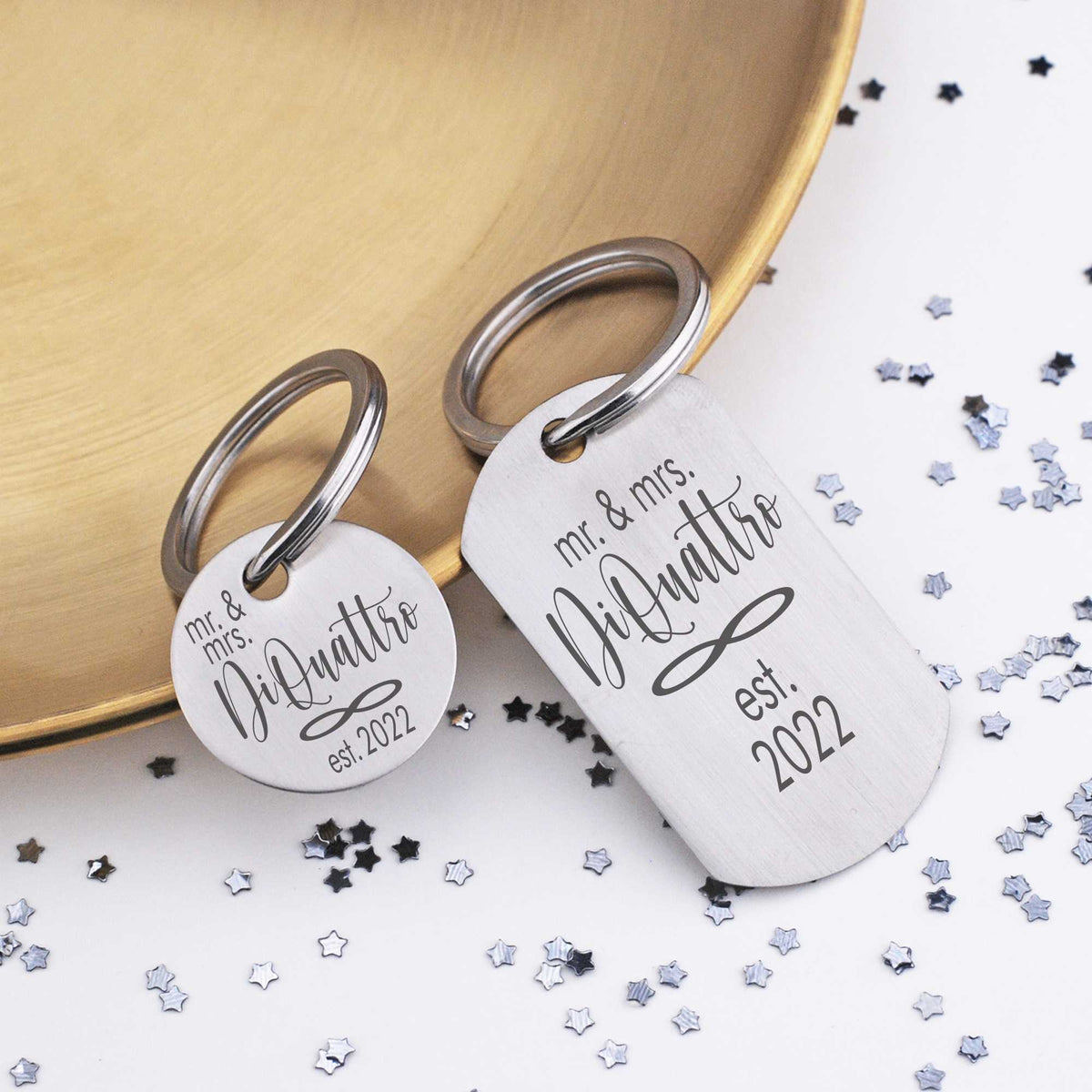 Mr. And Mrs. Couple Keychains For Anniversary/wedding Gift - Temu