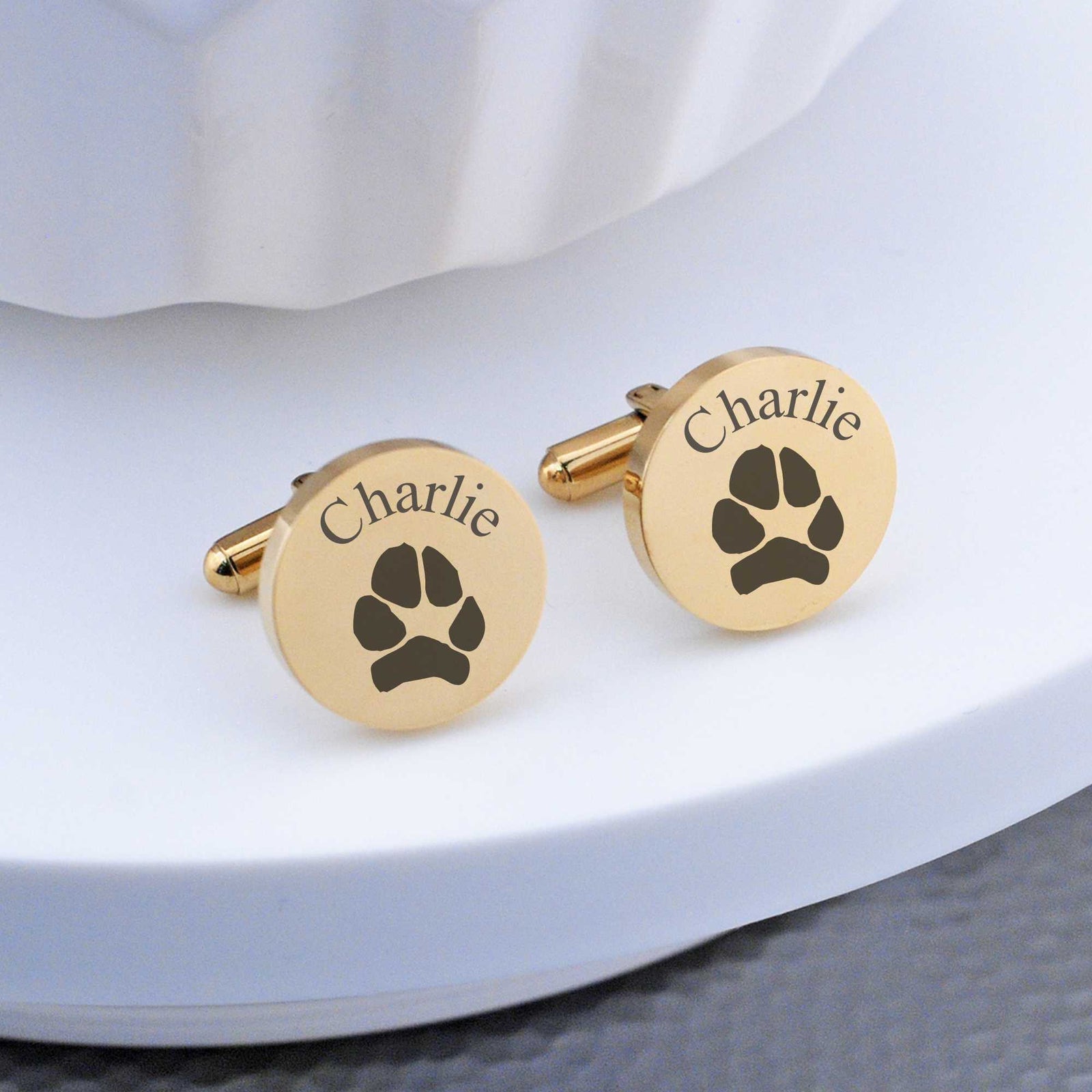 Your Pet's Paw Print - Cufflinks