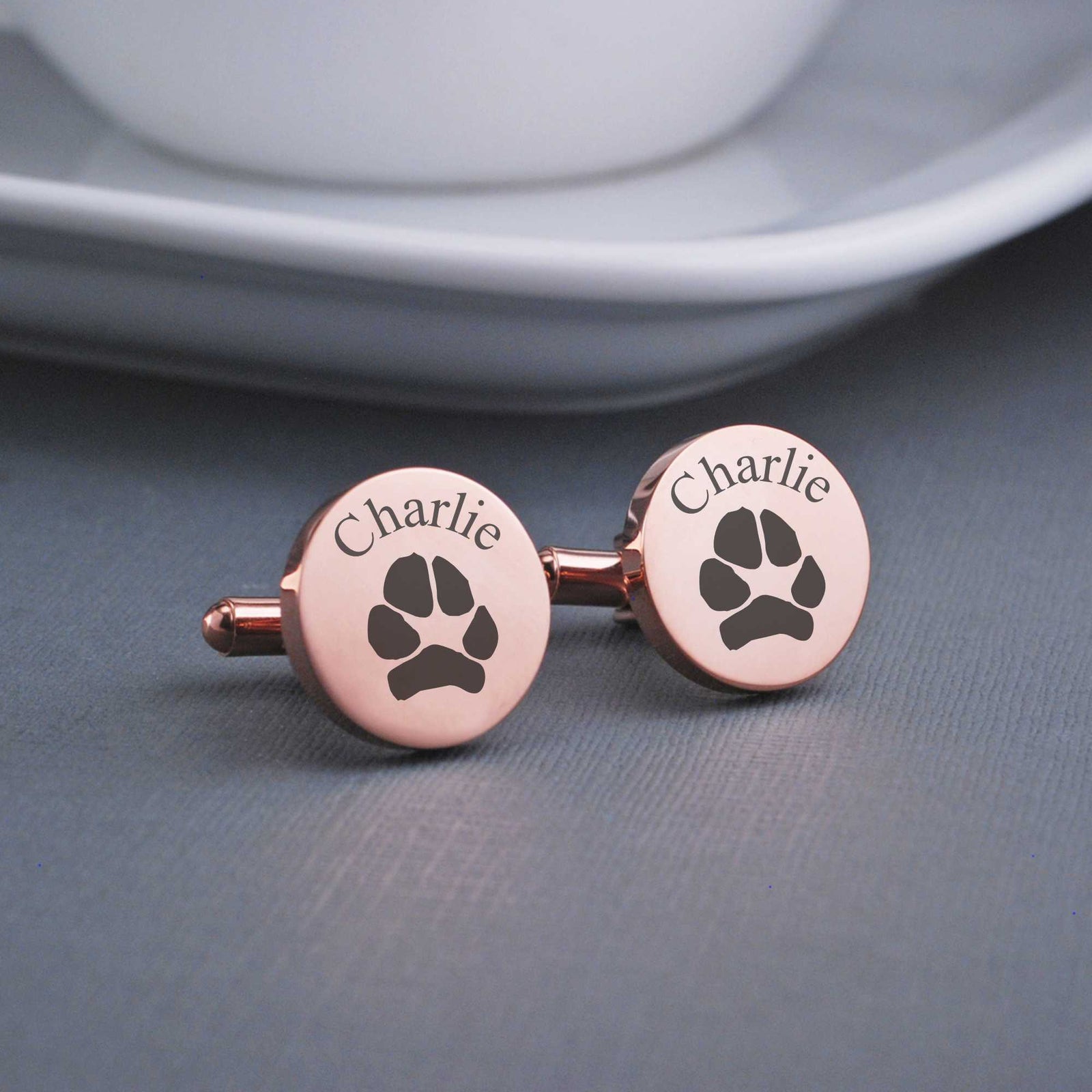 Your Pet's Paw Print - Cufflinks