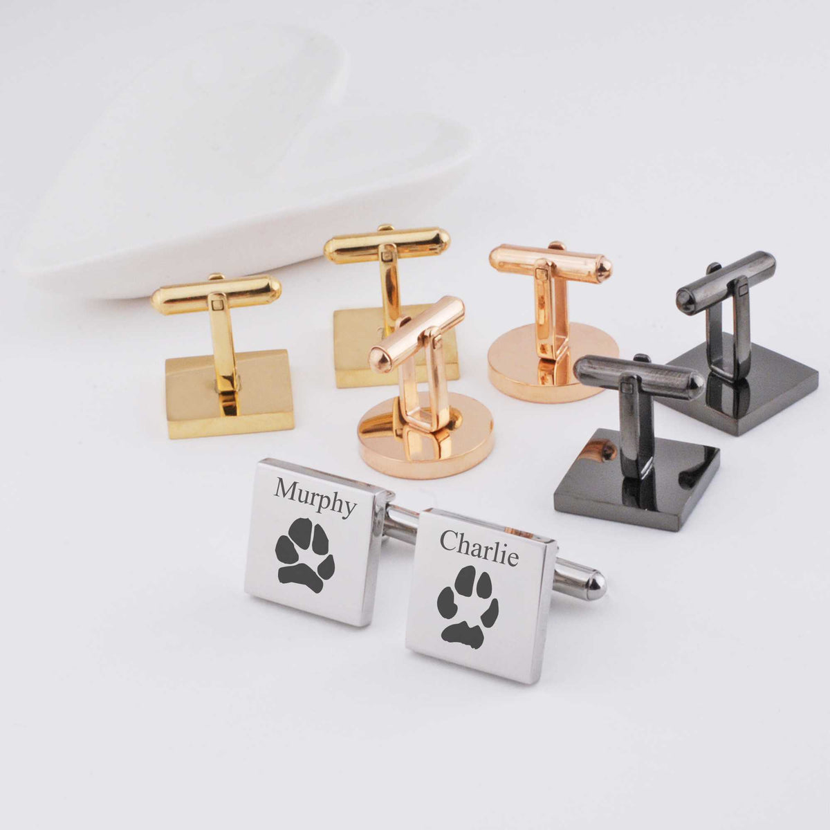 Your Pet's Paw Print - Cufflinks