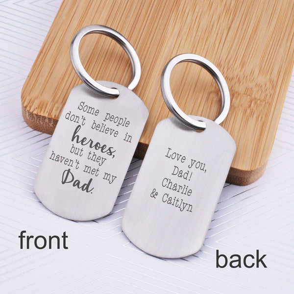 Daughter I Love You Dad Keychain Keychains For Dad From Daughter