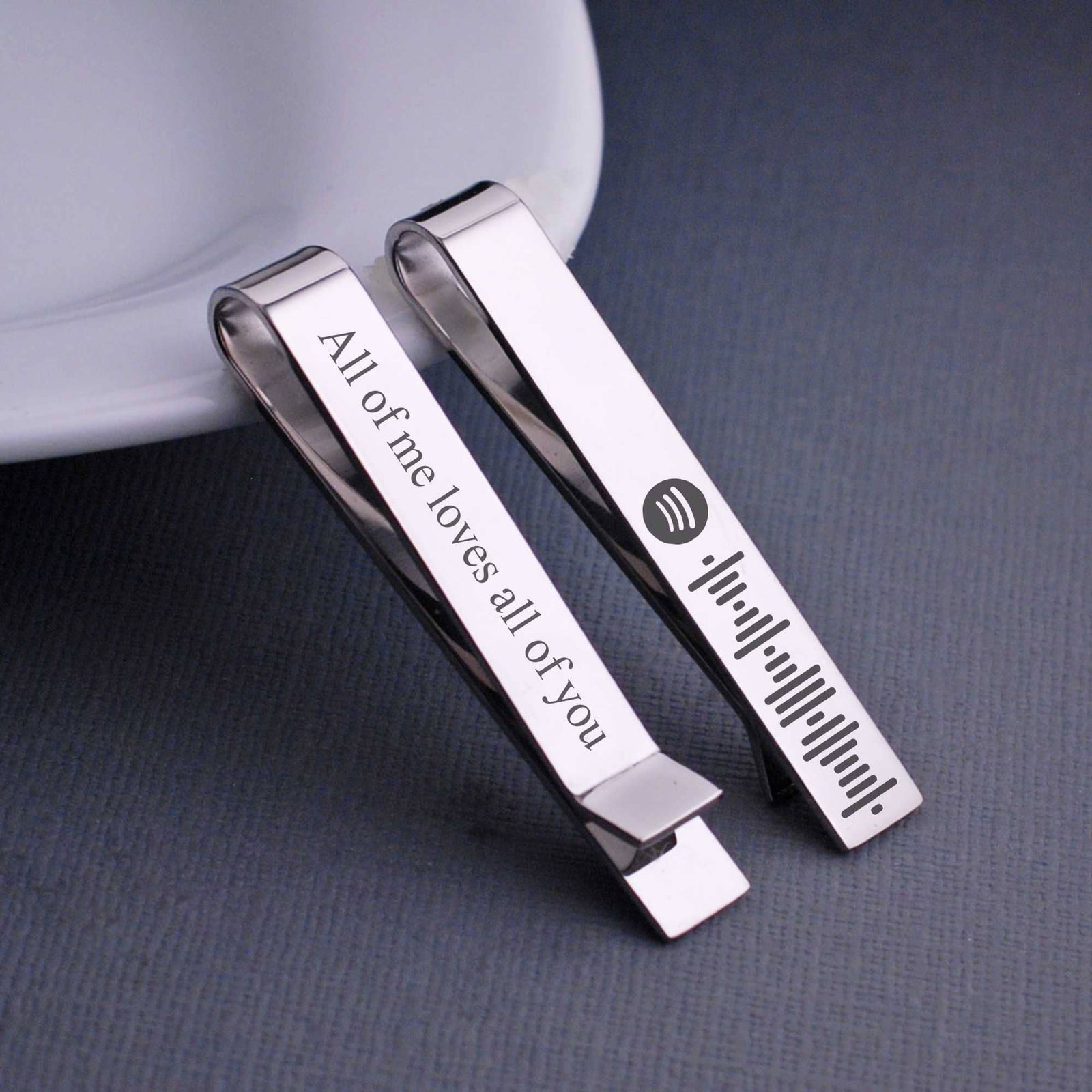 Spotify Code Tie Clip – Tie Clip – Love, Georgie