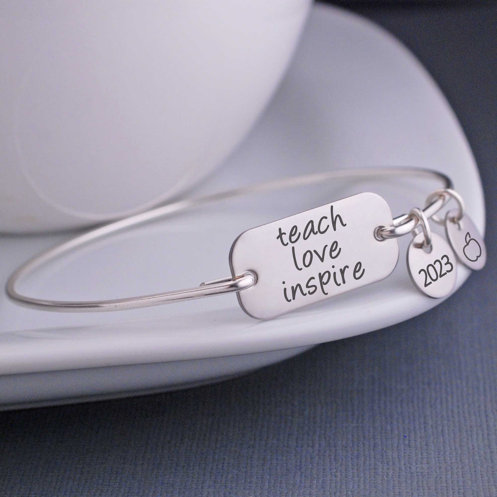 Teach Love Inspire Bracelet  Shop Gifts for Teachers - Love, Georgie