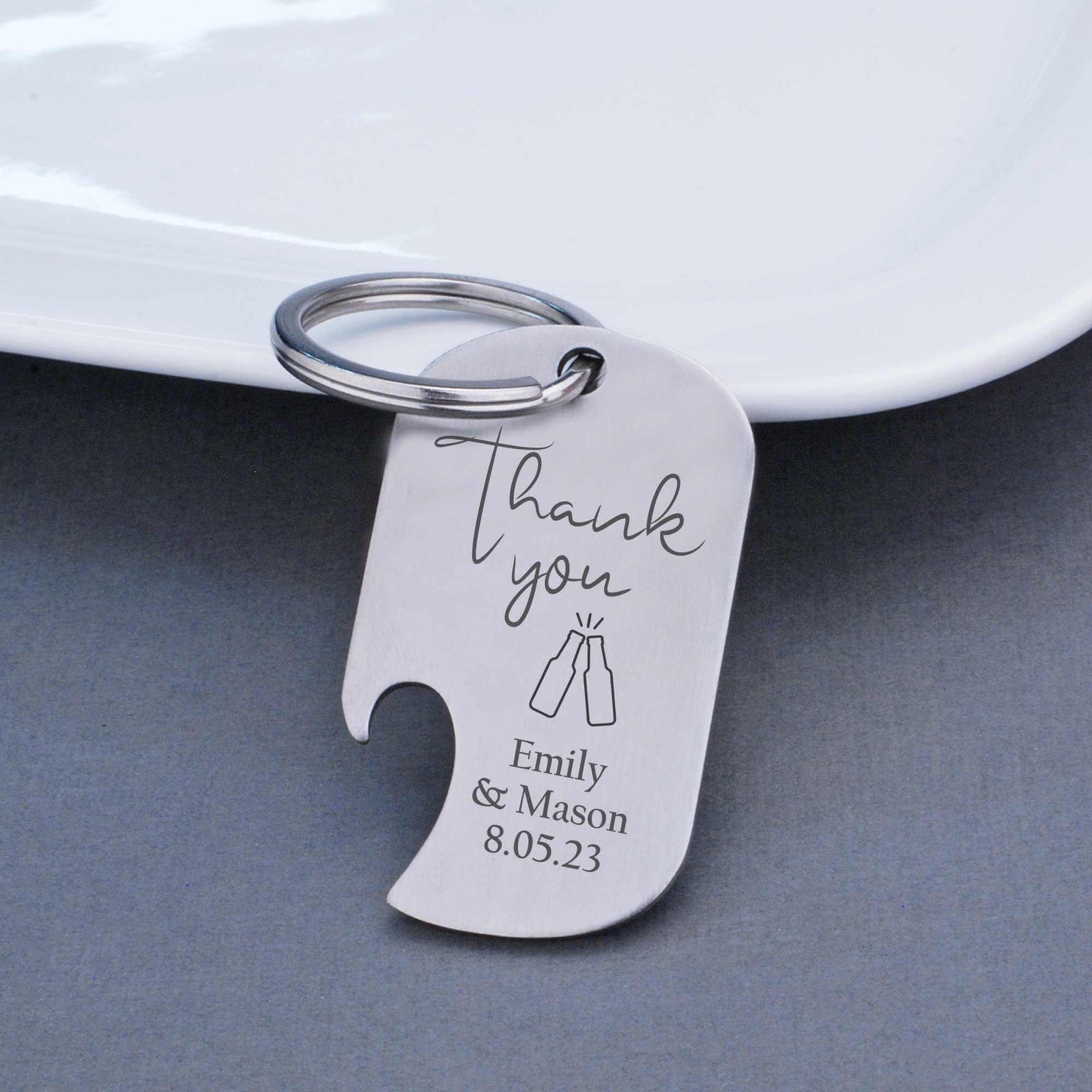 Thank You - Bottle Opener Keychain