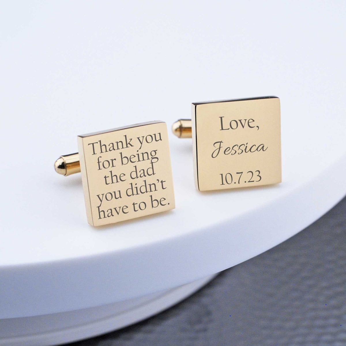 Stepfather of the Bride Cufflinks – Cufflinks – Love, Georgie