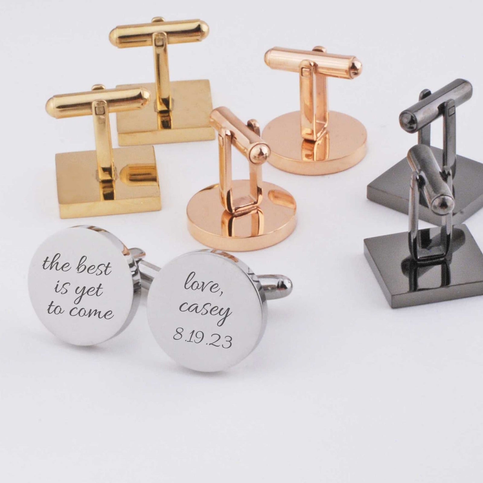 The Best is Yet to Come Cufflinks – Cufflinks – Love, Georgie