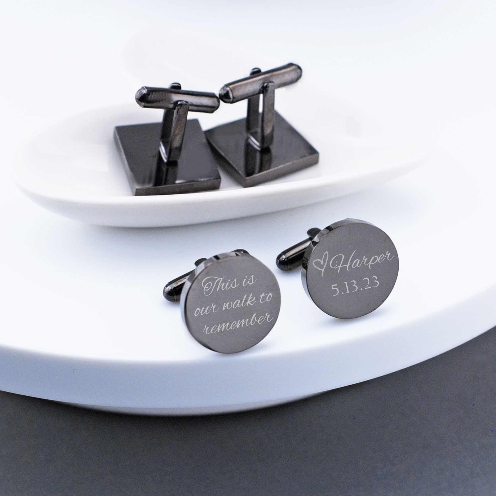 This Is Our Walk to Remember - Father of Bride Cufflinks