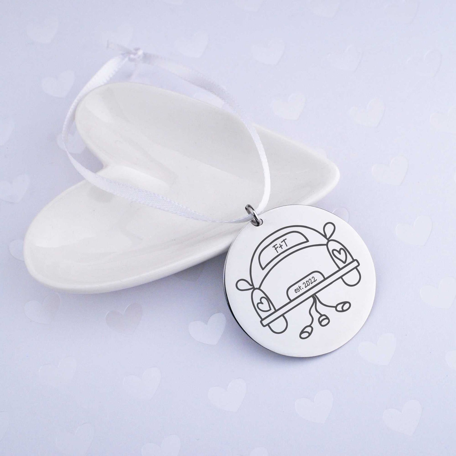 Wedding Car Christmas Ornament