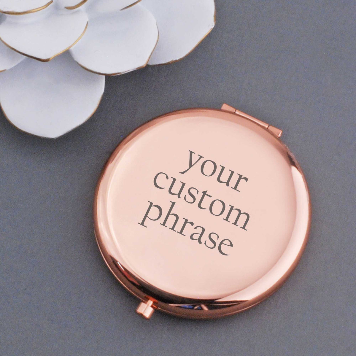 Design Your Own Engraved Pocket Mirror – Pocket Mirror – Love, Georgie